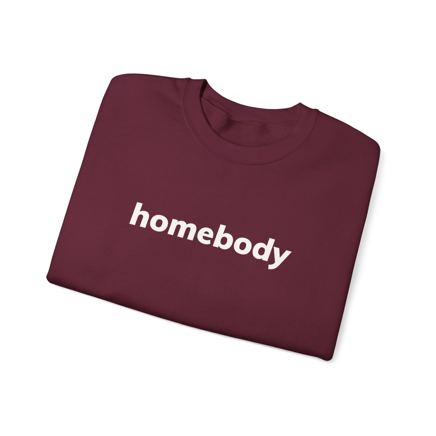 Homebody Introvert Minimal Design Sweatshirt, Introverted Quote Sweatshirt, Gift for Introverts and Loners, Homebody Cozy Sweatshirt