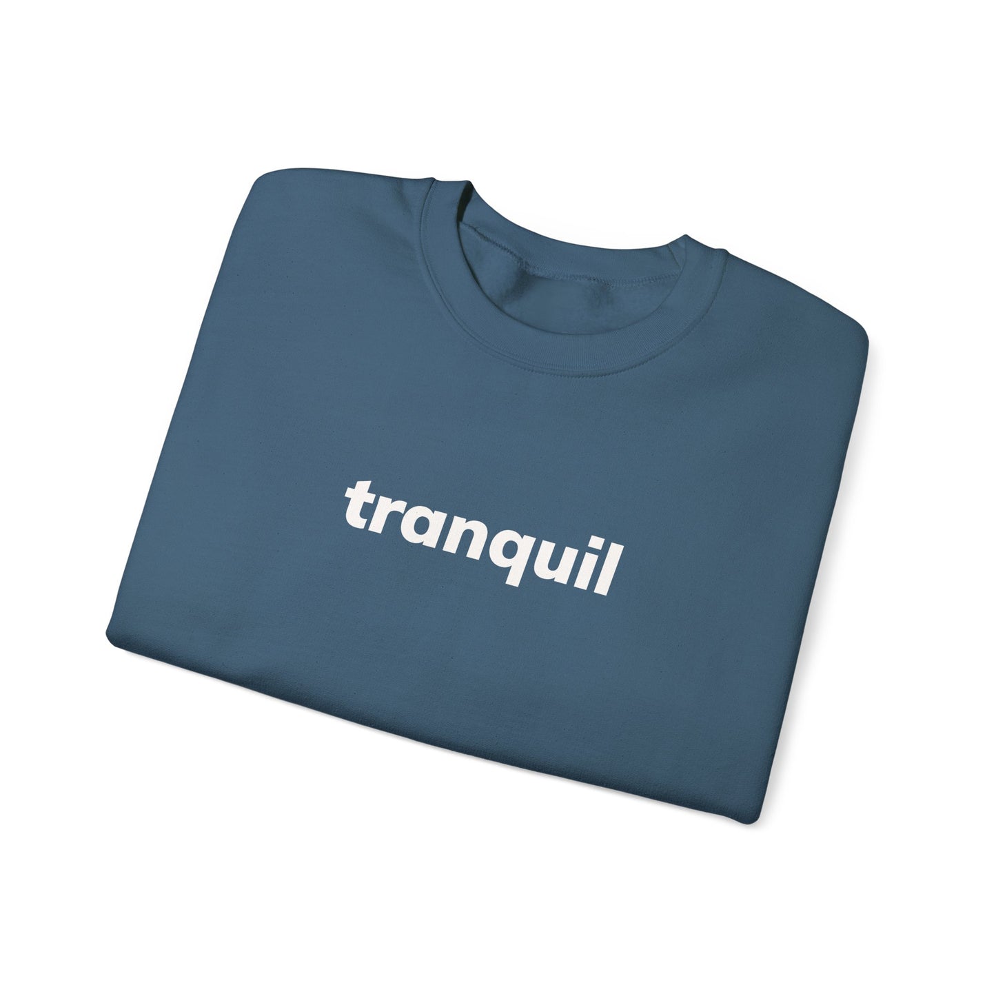 Tranquil Minimal Design Sweatshirt, Introverted Quote Sweatshirt, Gift for Introverts and Calm Seekers, Homebody Cozy Sweatshirt