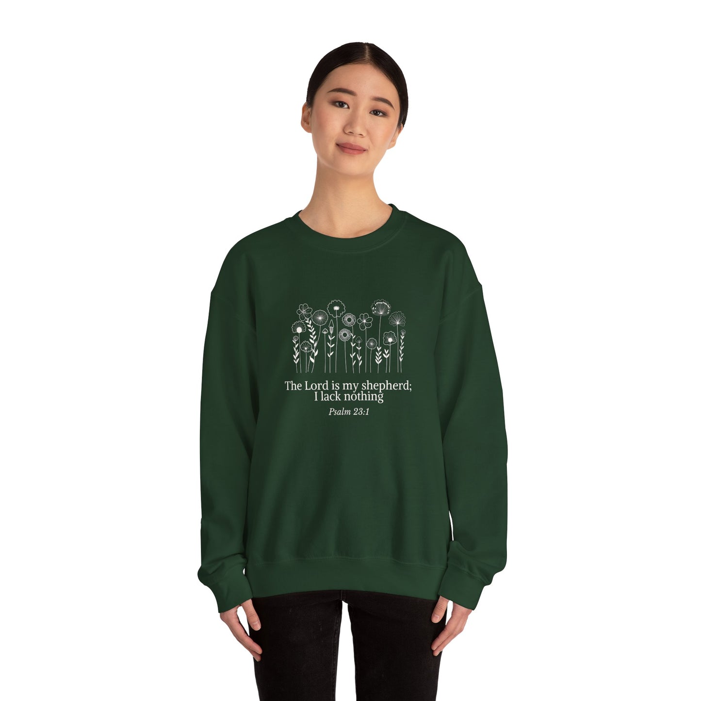The Lord is My Sheperd, God Bible Verse Sweatshirt, Faith Sweatshirt, Christian Bible Quote Sweatshirt, Bible Verse Crewneck, Christian gift