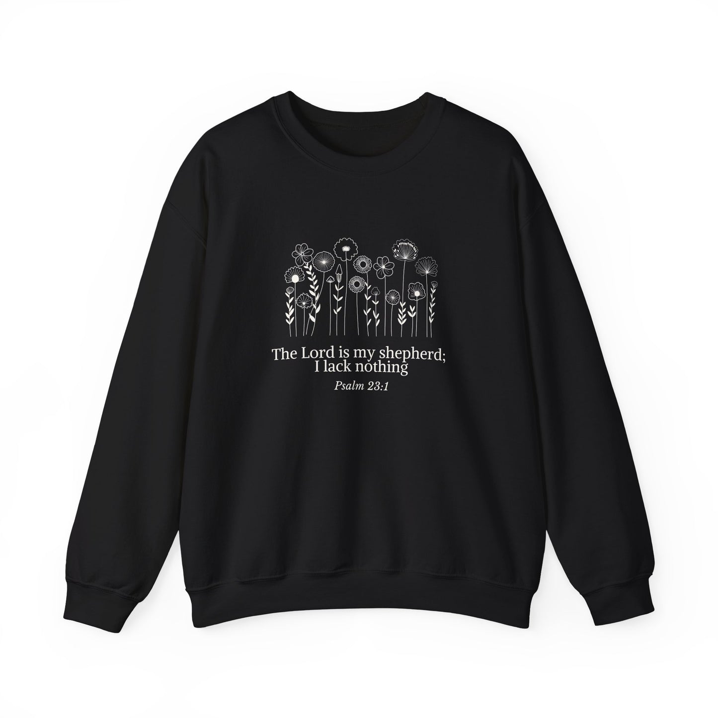 The Lord is My Sheperd, God Bible Verse Sweatshirt, Faith Sweatshirt, Christian Bible Quote Sweatshirt, Bible Verse Crewneck, Christian gift