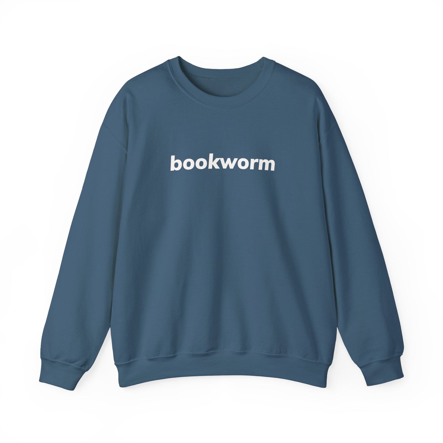 Bookworm Minimal Design Sweatshirt, Bookworm Quote Sweatshirt, Gift for Book Lover, Homebody Cozy Reader Sweatshirt