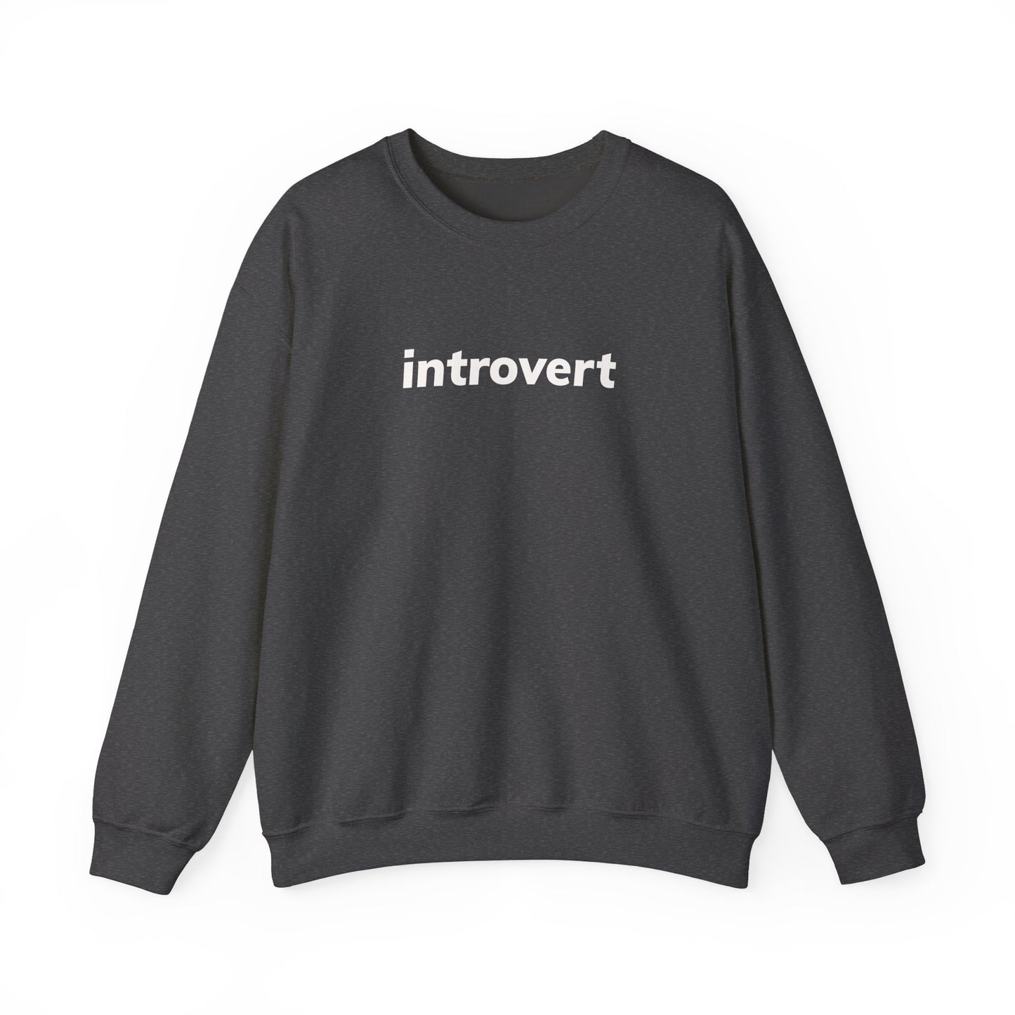 Introvert Minimal Design Sweatshirt, Introvert Quote Sweatshirt, Gift for Introverted People, Homebody Cozy Sweatshirt