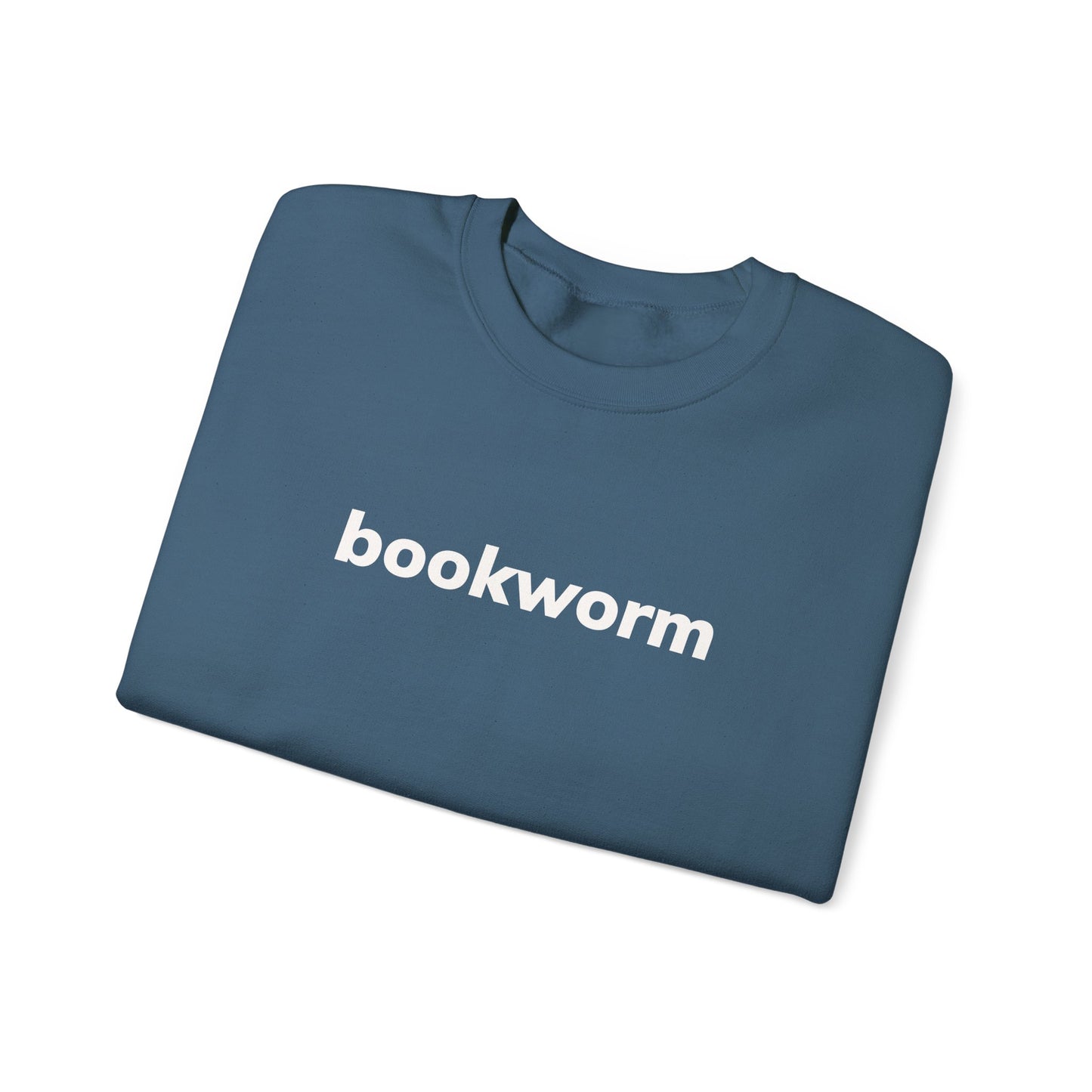 Bookworm Minimal Design Sweatshirt, Bookworm Quote Sweatshirt, Gift for Book Lover, Homebody Cozy Reader Sweatshirt