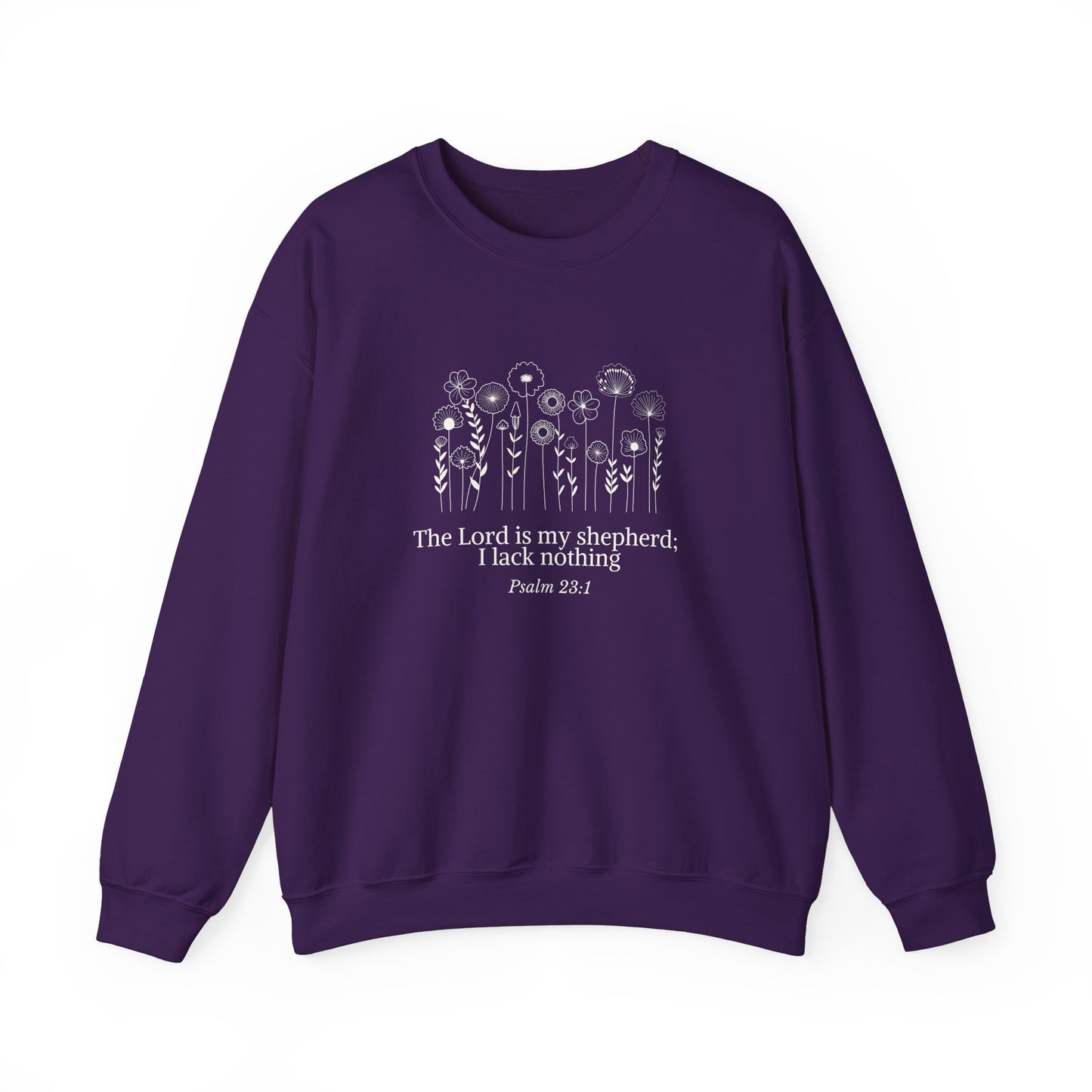 The Lord is My Sheperd, God Bible Verse Sweatshirt, Faith Sweatshirt, Christian Bible Quote Sweatshirt, Bible Verse Crewneck, Christian gift