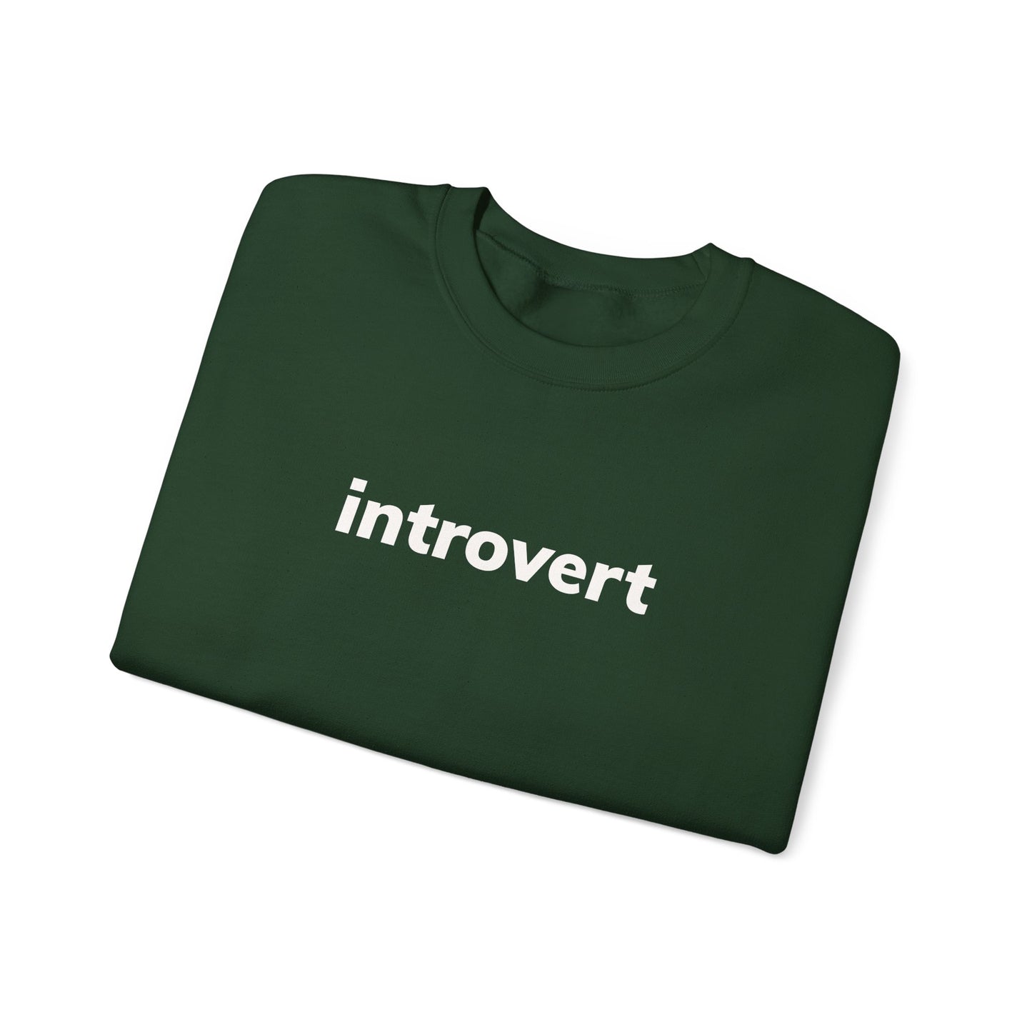Introvert Minimal Design Sweatshirt, Introvert Quote Sweatshirt, Gift for Introverted People, Homebody Cozy Sweatshirt