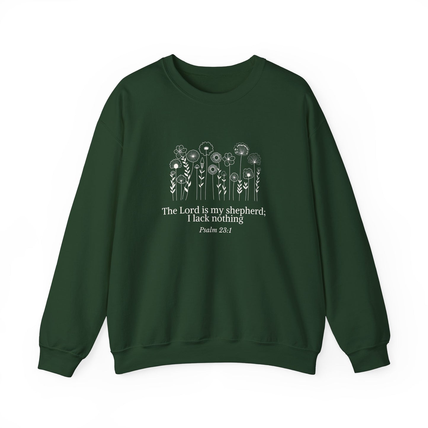 The Lord is My Sheperd, God Bible Verse Sweatshirt, Faith Sweatshirt, Christian Bible Quote Sweatshirt, Bible Verse Crewneck, Christian gift