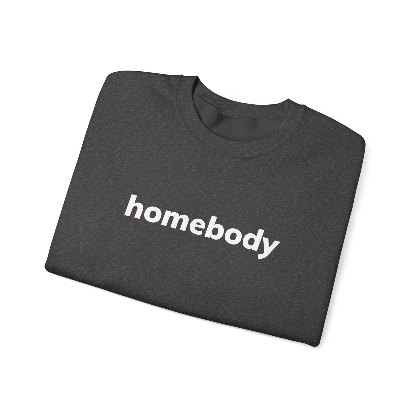 Homebody Introvert Minimal Design Sweatshirt, Introverted Quote Sweatshirt, Gift for Introverts and Loners, Homebody Cozy Sweatshirt