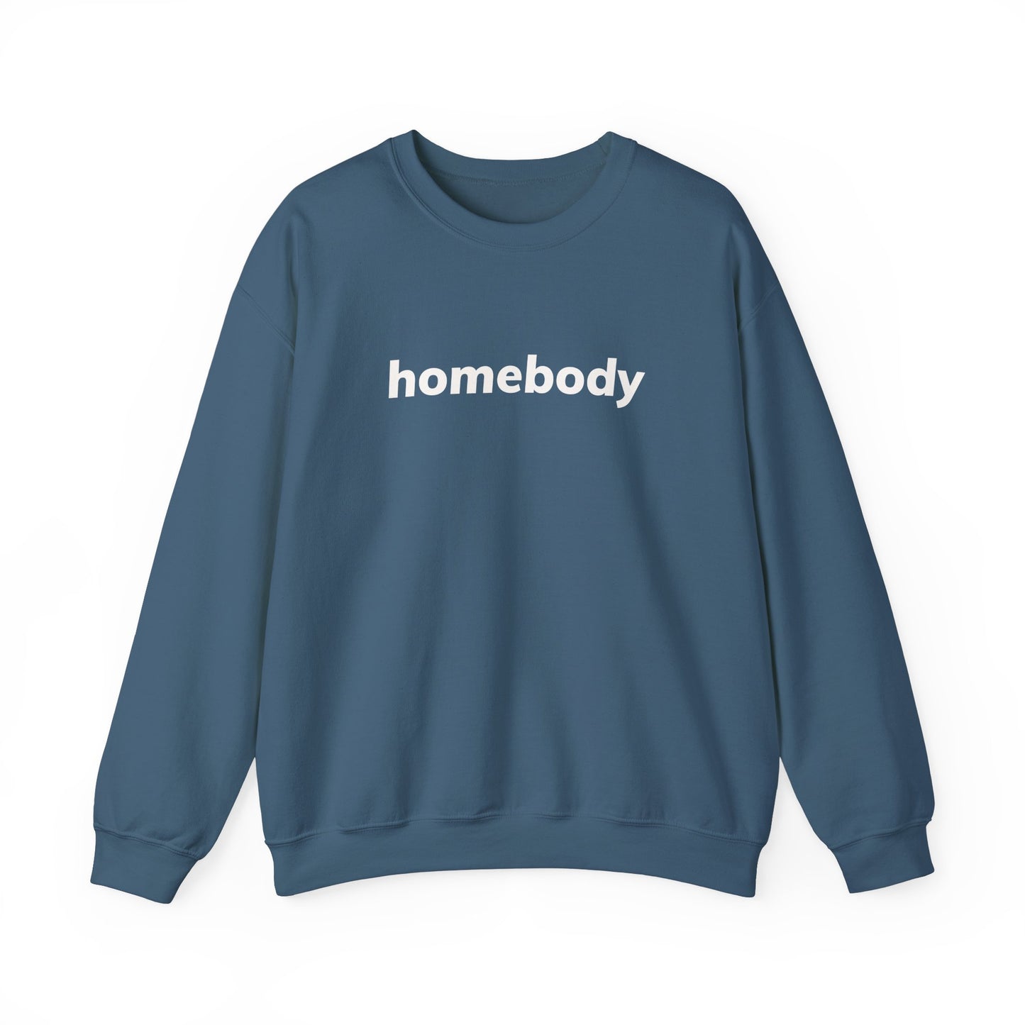Homebody Introvert Minimal Design Sweatshirt, Introverted Quote Sweatshirt, Gift for Introverts and Loners, Homebody Cozy Sweatshirt