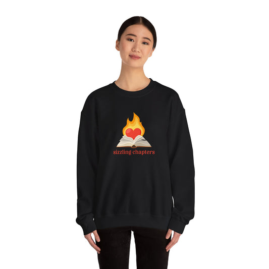 Spicy Romance Book Lover Sweatshirt, Sizzling Chapters Romance Reader Gift, Spicy Book Reader Sweatshirt, Bookish Apparel