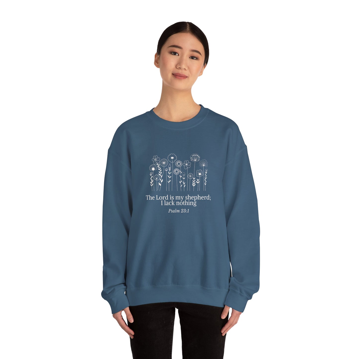 The Lord is My Sheperd, God Bible Verse Sweatshirt, Faith Sweatshirt, Christian Bible Quote Sweatshirt, Bible Verse Crewneck, Christian gift