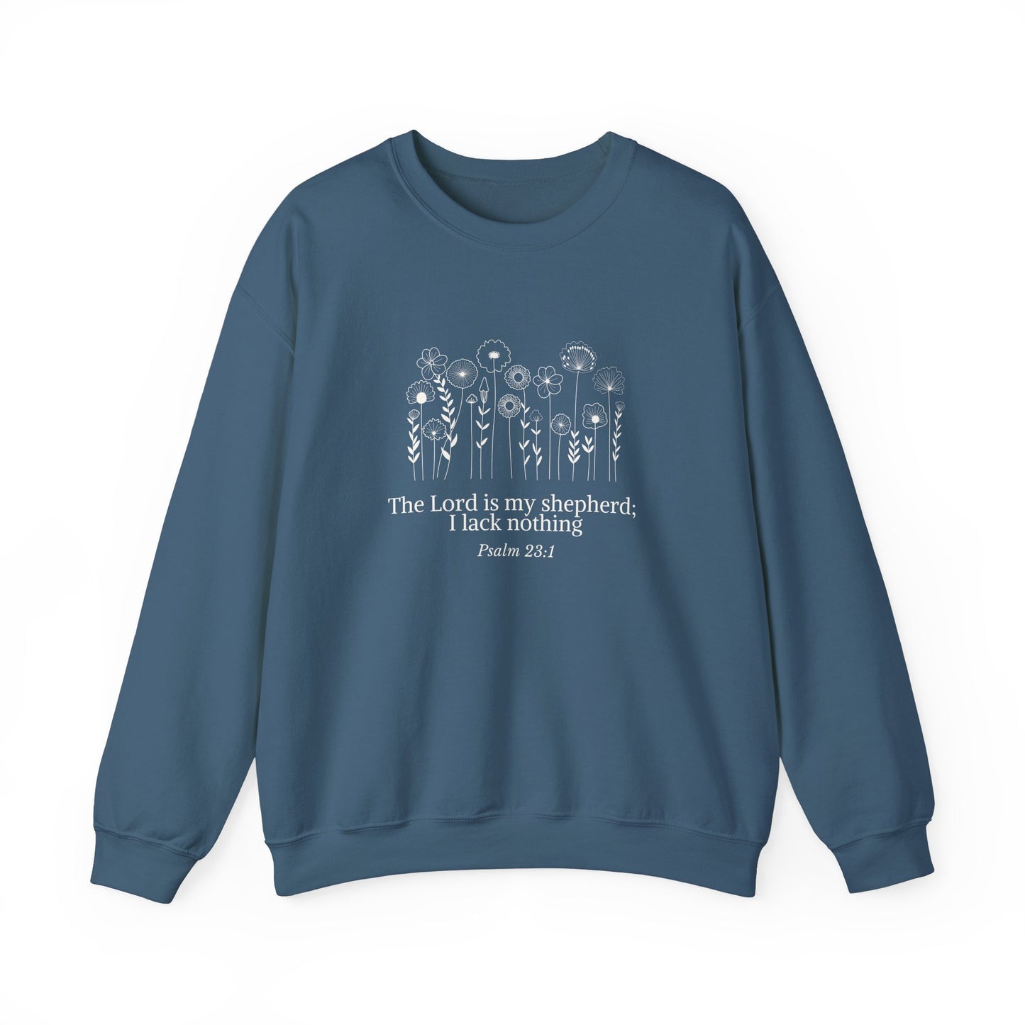 The Lord is My Sheperd, God Bible Verse Sweatshirt, Faith Sweatshirt, Christian Bible Quote Sweatshirt, Bible Verse Crewneck, Christian gift