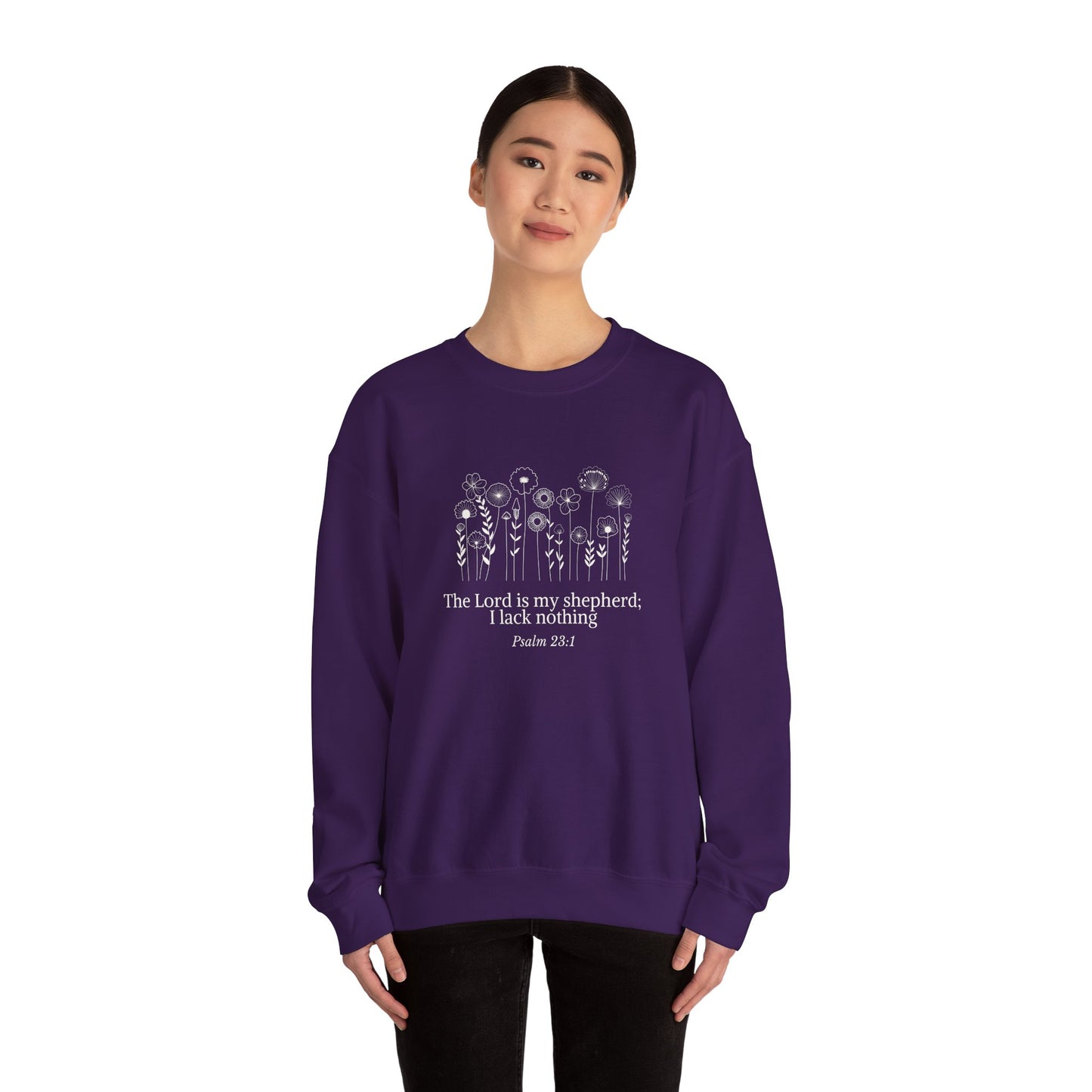 The Lord is My Sheperd, God Bible Verse Sweatshirt, Faith Sweatshirt, Christian Bible Quote Sweatshirt, Bible Verse Crewneck, Christian gift