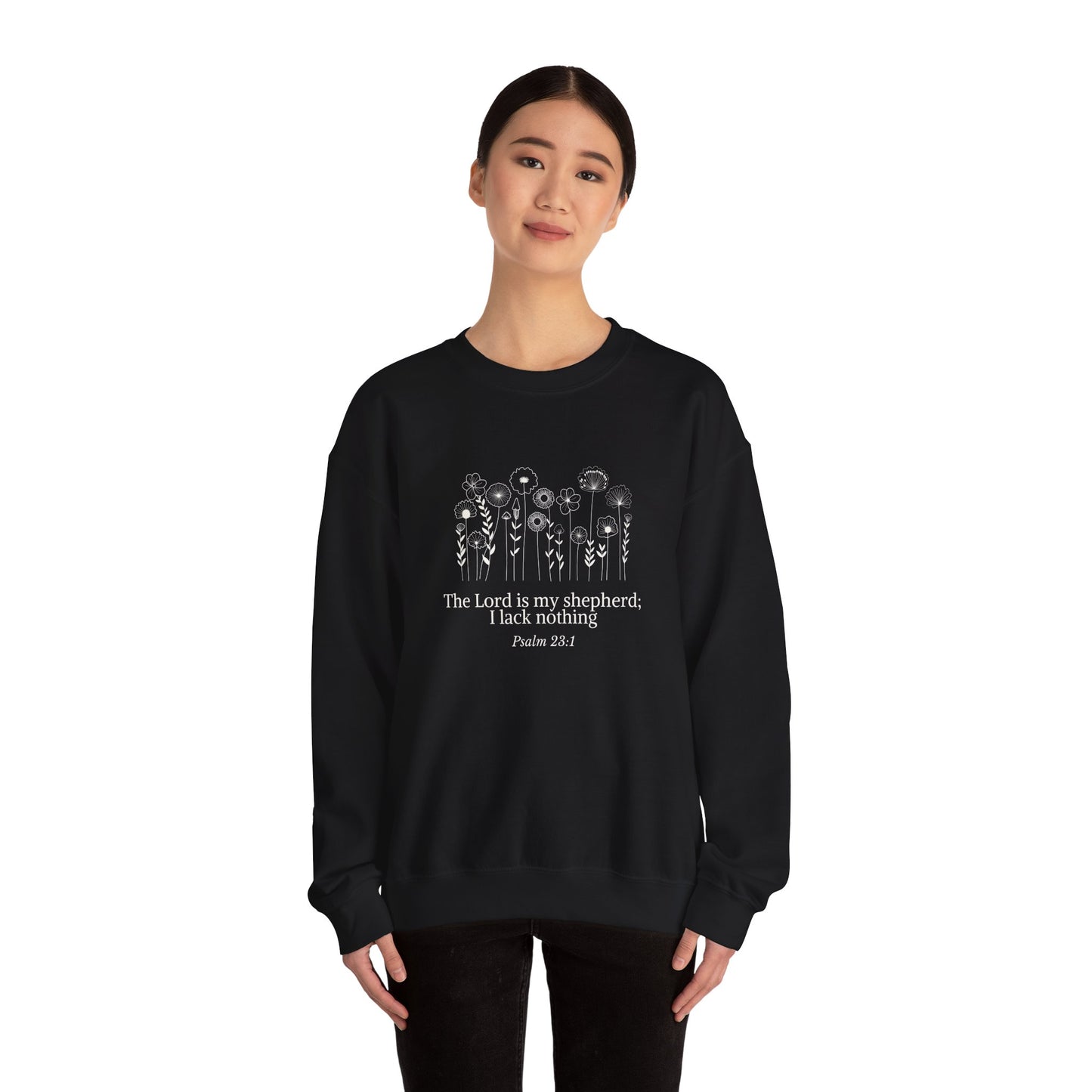 The Lord is My Sheperd, God Bible Verse Sweatshirt, Faith Sweatshirt, Christian Bible Quote Sweatshirt, Bible Verse Crewneck, Christian gift