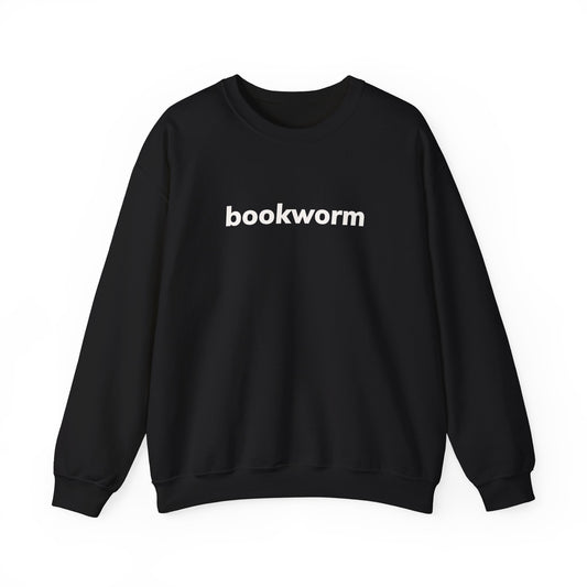 Bookworm Minimal Design Sweatshirt, Bookworm Quote Sweatshirt, Gift for Book Lover, Homebody Cozy Reader Sweatshirt