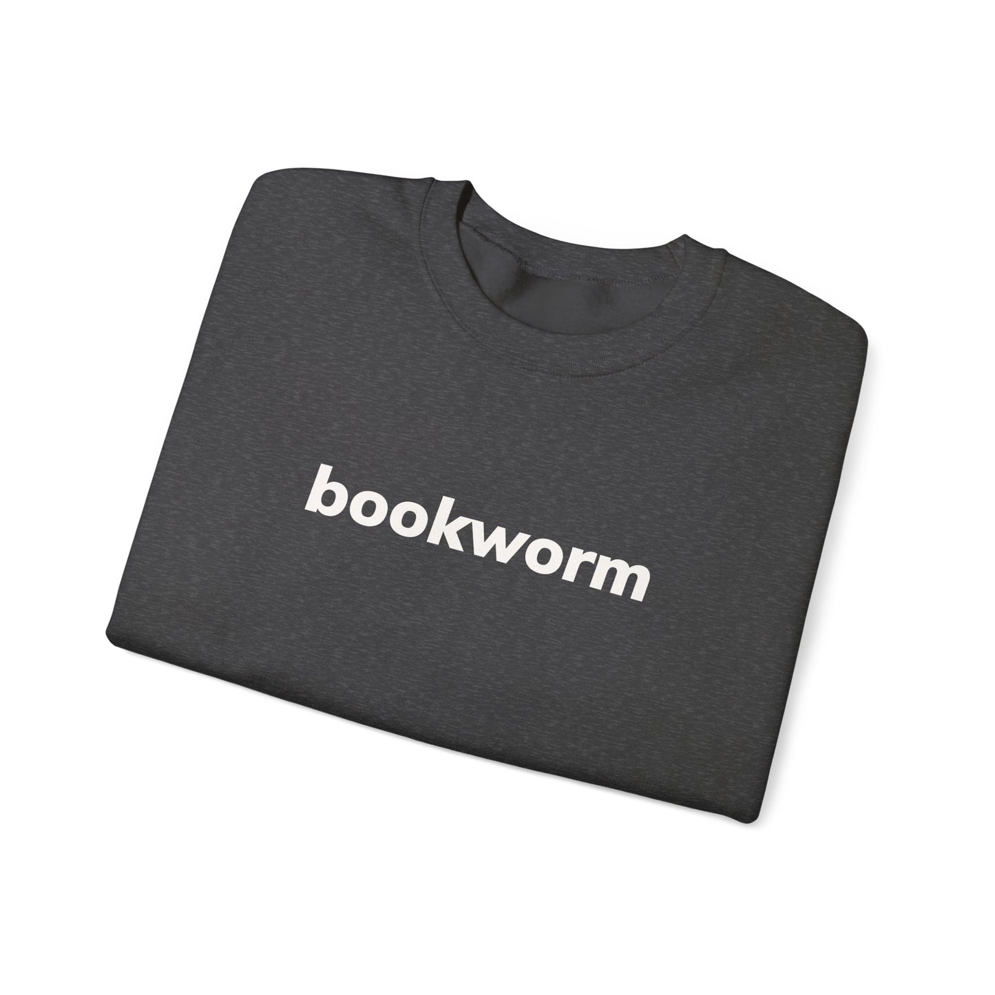 Bookworm Minimal Design Sweatshirt, Bookworm Quote Sweatshirt, Gift for Book Lover, Homebody Cozy Reader Sweatshirt