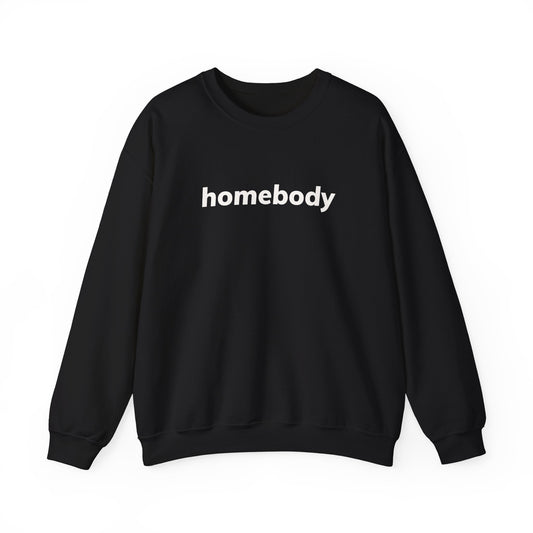 Homebody Introvert Minimal Design Sweatshirt, Introverted Quote Sweatshirt, Gift for Introverts and Loners, Homebody Cozy Sweatshirt