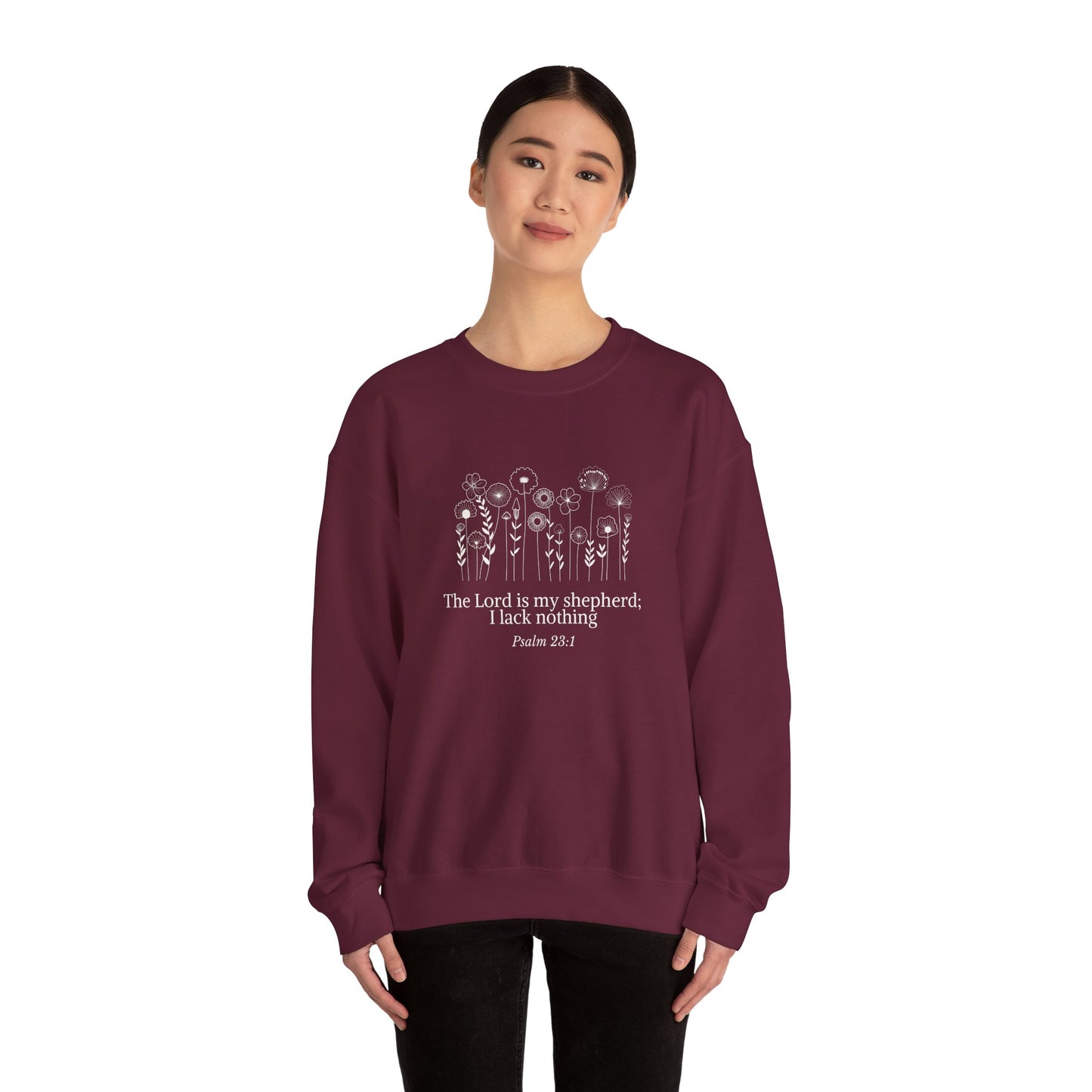 The Lord is My Sheperd, God Bible Verse Sweatshirt, Faith Sweatshirt, Christian Bible Quote Sweatshirt, Bible Verse Crewneck, Christian gift