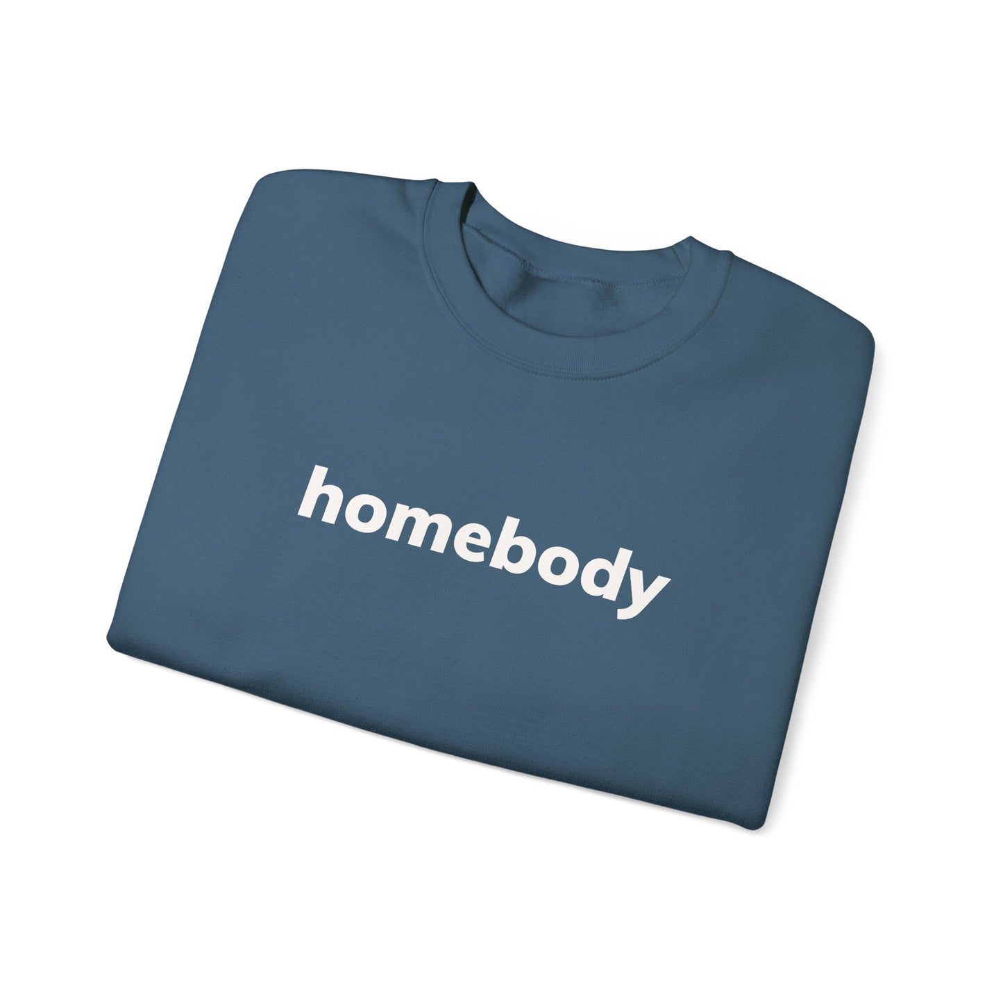 Homebody Introvert Minimal Design Sweatshirt, Introverted Quote Sweatshirt, Gift for Introverts and Loners, Homebody Cozy Sweatshirt