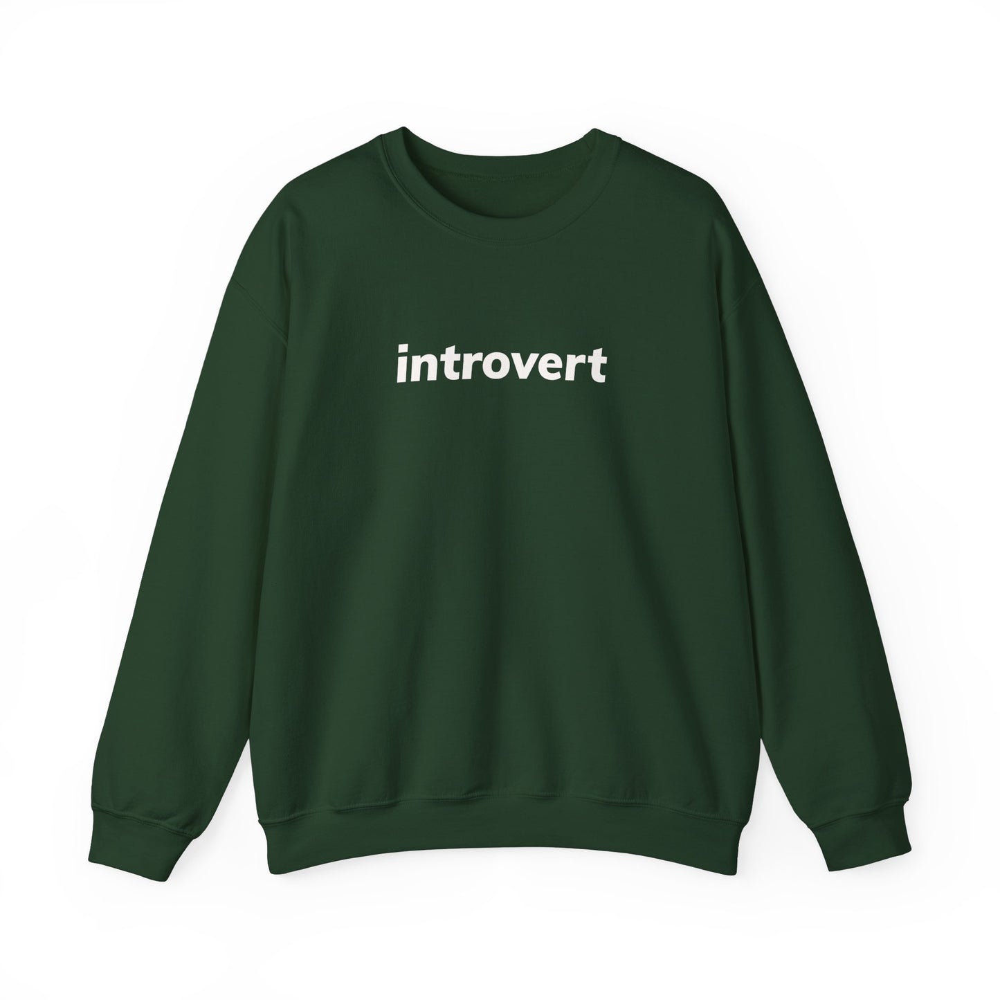Introvert Minimal Design Sweatshirt, Introvert Quote Sweatshirt, Gift for Introverted People, Homebody Cozy Sweatshirt