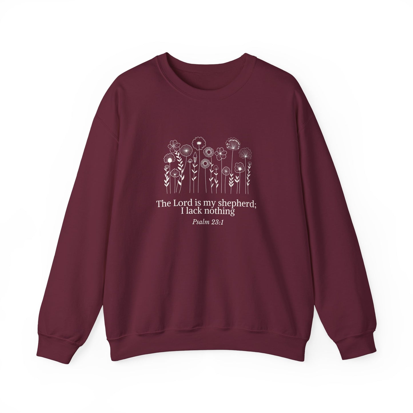 The Lord is My Sheperd, God Bible Verse Sweatshirt, Faith Sweatshirt, Christian Bible Quote Sweatshirt, Bible Verse Crewneck, Christian gift